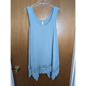 Vanity Green tunic tank